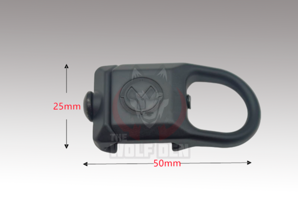 Magpul Steel RSA QD Rail Sling Attachment - Negro - Imagen 3