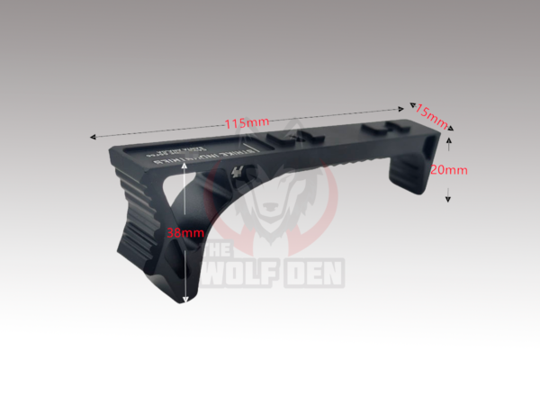 SI Link Curved Foregrip for MLOK and Keymod - Negro - Imagen 4