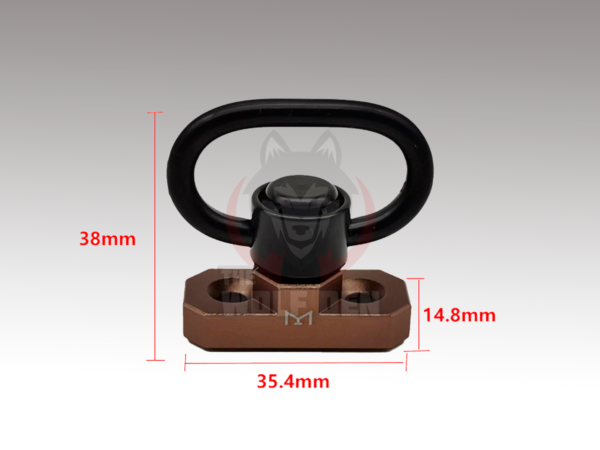 TWD QD Sling Mount For M-Lok Rail System - Coyote - Imagen 3