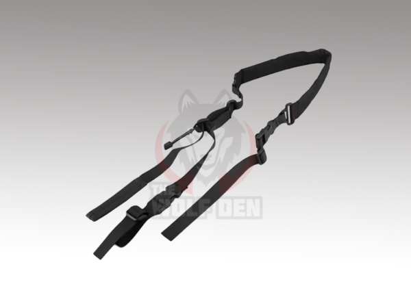 EmersonGear Quick Adjust Padded 2 Point Sling - Correa Tactica dos puntos - Negro [EM8883D]