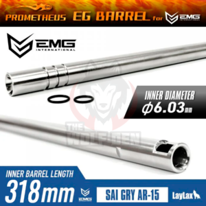 Prometheus 6.03mm EG Tight Bore Inner Barrel for EMG Airsoft AEGs (Length: 318mm / EMG Special Edition)