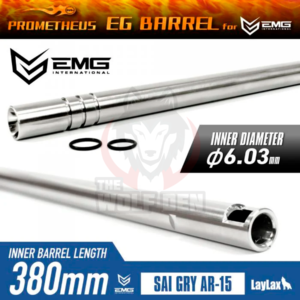 Prometheus 6.03mm EG Tight Bore Inner Barrel for EMG Airsoft AEGs (Length: 380mm / EMG Special Edition)