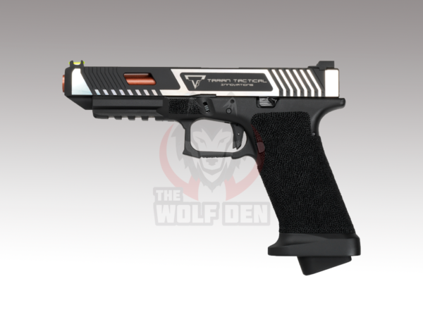 EMG Custom TTI JW2 Combat Master Slide + Ultimate GBB Frame Custom GBB Pistol - Silver - Imagen 2