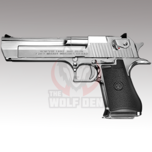 Tokyo Marui Licenced Desert Eagle .50 Hard Kick GBB Pistol – Cromado