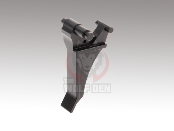 Angel Custom CNC AK Flat Trigger for AEG - Negro