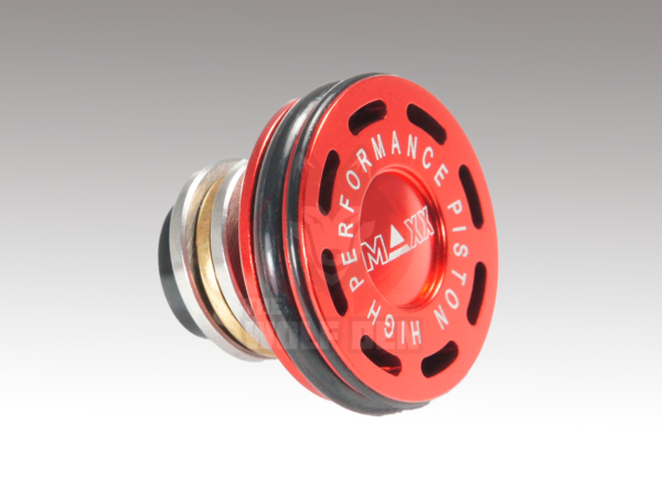Maxx Model CNC Aluminum Double O-Ring High Performance Ball Bearing AEG Piston Head - Imagen 2