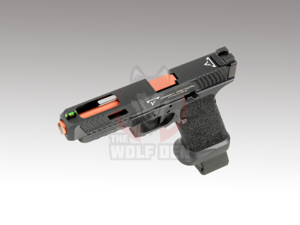 EMG Custom TTI JW2 Combat Master Slide + Ultimate GBB Frame Custom GBB Pistol - Negro - Imagen 2