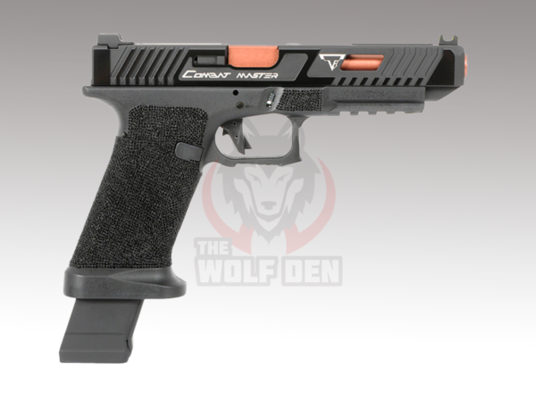 EMG Custom TTI JW2 Combat Master Slide + Ultimate GBB Frame Custom GBB Pistol - Negro - Imagen 3