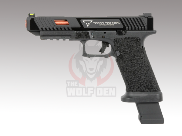 EMG Custom TTI JW2 Combat Master Slide + Ultimate GBB Frame Custom GBB Pistol - Negro - Imagen 4