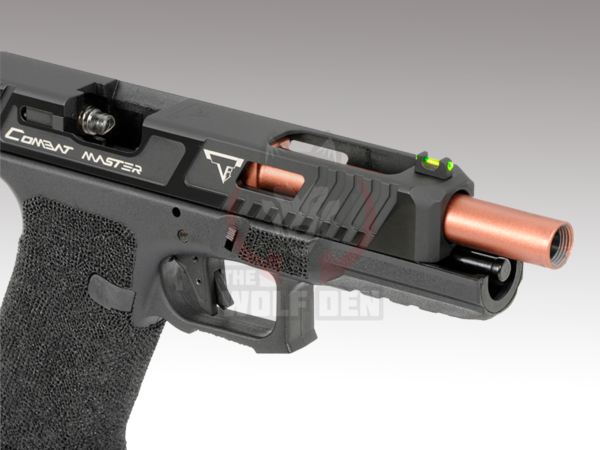 EMG Custom TTI JW2 Combat Master Slide + Ultimate GBB Frame Custom GBB Pistol - Negro - Imagen 5