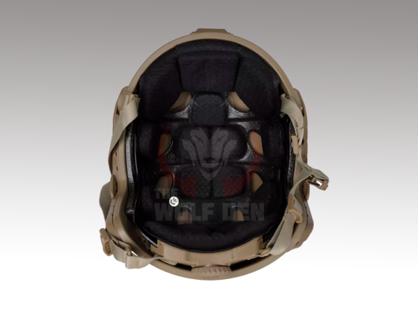 EmersonGear SF Style Super High Cut Tactical Fast Helmet – Casco Tactico SF – Coyote [EM9695CB] - Imagen 7
