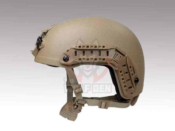 EmersonGear SF Style Super High Cut Tactical Fast Helmet – Casco Tactico SF – Coyote [EM9695CB] - Imagen 9