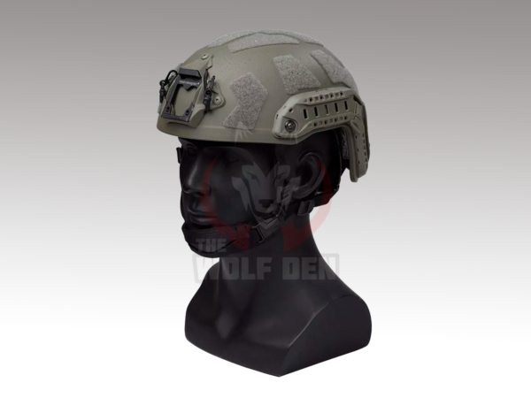 EmersonGear SF Style Super High Cut Tactical Fast Helmet – Casco Tactico SF – Ranger Green [EM9695RG] - Imagen 4