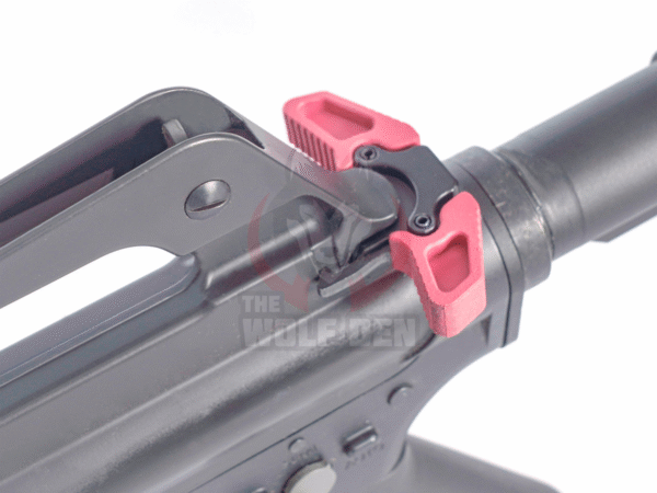 PTS Radian Raptor-LT Ambidextrous Charging Handle (AEG) v.2 - Rojo - Imagen 4