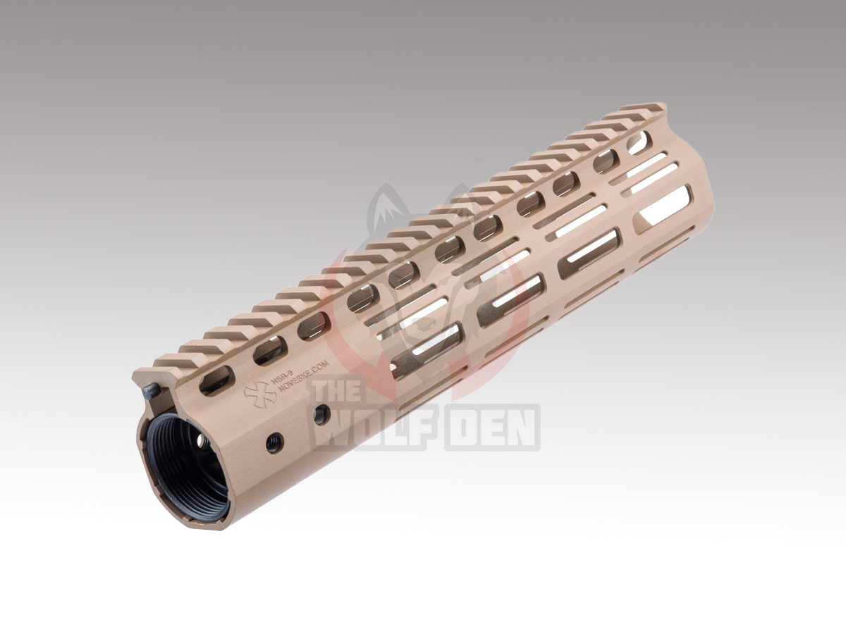 EMG Noveske NSR Gen 3 M-LOK Handguard w/ Custom Cerakote for M4/M16 (9" / Dark Earth) - Imagen 3