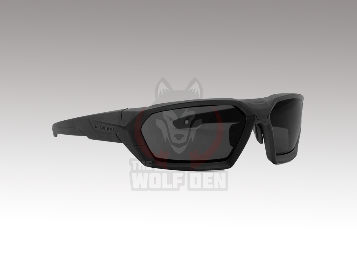 Revision ShadowStrike Deluxe Shooter's Ballistic Sunglasses Kit (Black Frame / Smoke, Clear, Vermillion Lens) - Imagen 2