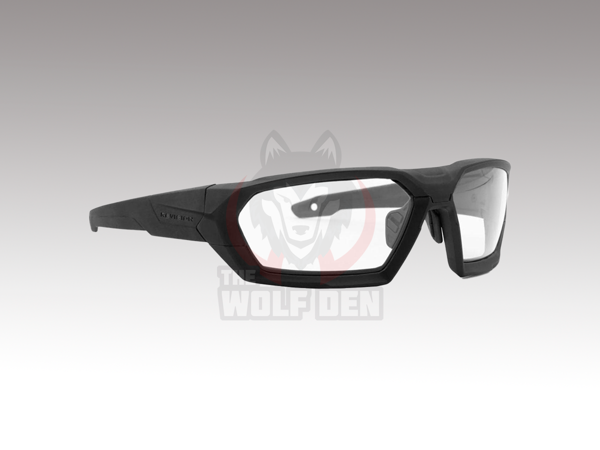 Revision ShadowStrike Deluxe Shooter's Ballistic Sunglasses Kit (Black Frame / Smoke, Clear, Vermillion Lens) - Imagen 3