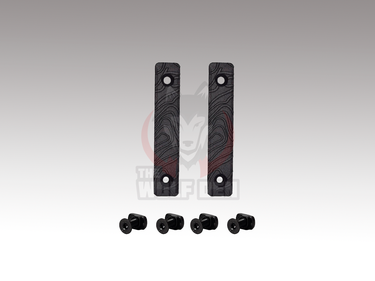 TWD TAMFAM Tamography M-Lok Rail Covers 2Slot - Negro