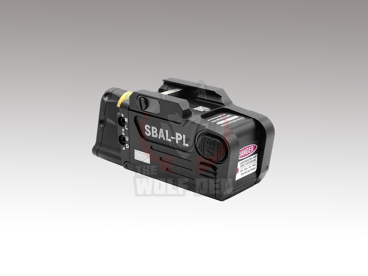 TWD SBAL-PL Flashlight / Single Beam Aiming Laser Pistol Light - Linterna Tactica - 400Lumens - Laser Rojo - Negro - Imagen 5