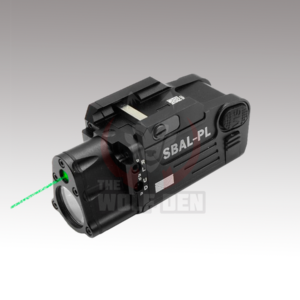 TWD SBAL-PL Flashlight / Single Beam Aiming Laser Pistol Light – Linterna Tactica – 400Lumens – Laser Verde – Negro