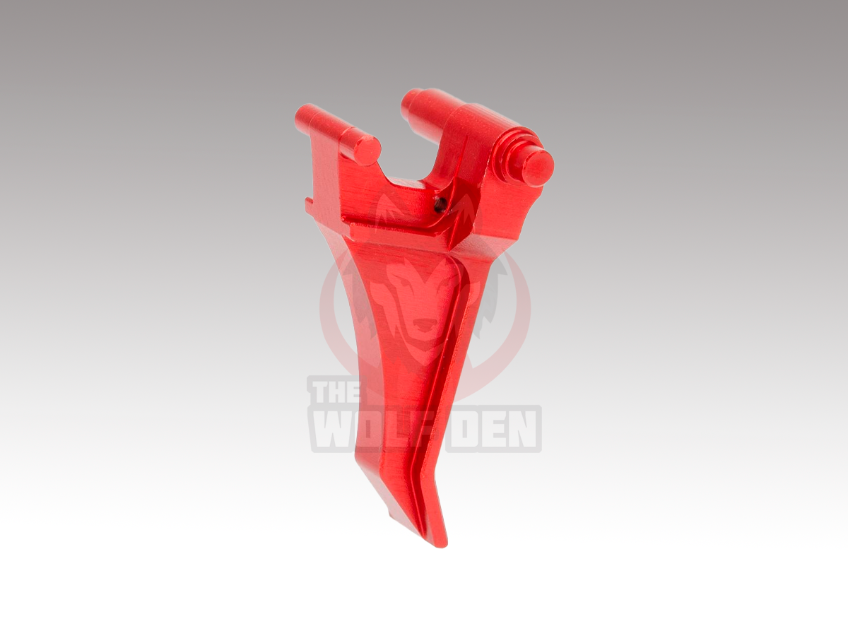Angel Custom CNC AK Flat Trigger for AEG - Rojo - Imagen 4