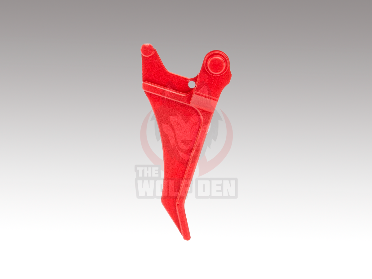 Angel Custom CNC AK Flat Trigger for AEG - Rojo - Imagen 3