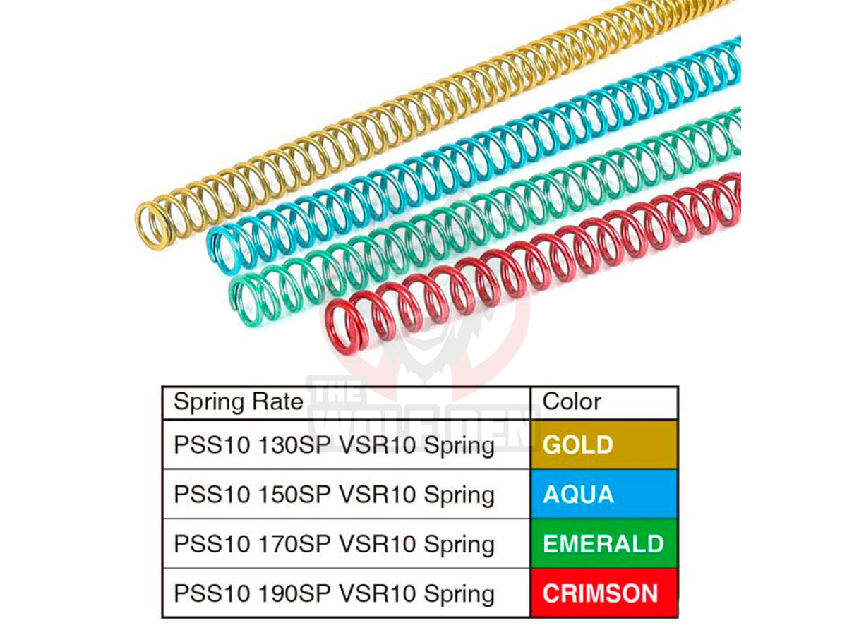 Laylax PSS10 Upgrade Spring VSR-10 Sniper - 170SP / Esmerald - Imagen 2