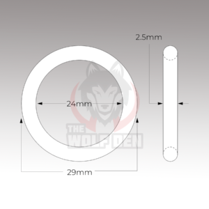 TWD Oring 24mm * 2.5mm